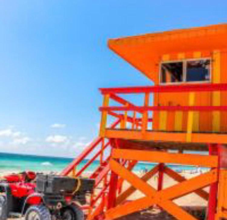 2Bedroom 2Bath Loft Exclusive Rooftop&Jacuzzi,1Block From Beach Miami Beach Buitenkant foto